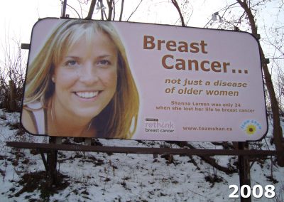 Team Shan Billboard in Southern Ontario, 2008