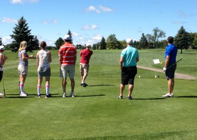 Golfers at Fore for Shan