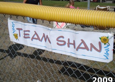 Team Shan fence sign at KCOOTP 2009